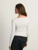 HARLOW ESSENTIAL LONG SLEEVE SCOOPNECK - CLOUD sold by Boathouse