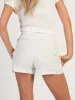 HARLOW HEIDI FLEECE CARGO SHORT - CLOUD sold by Boathouse