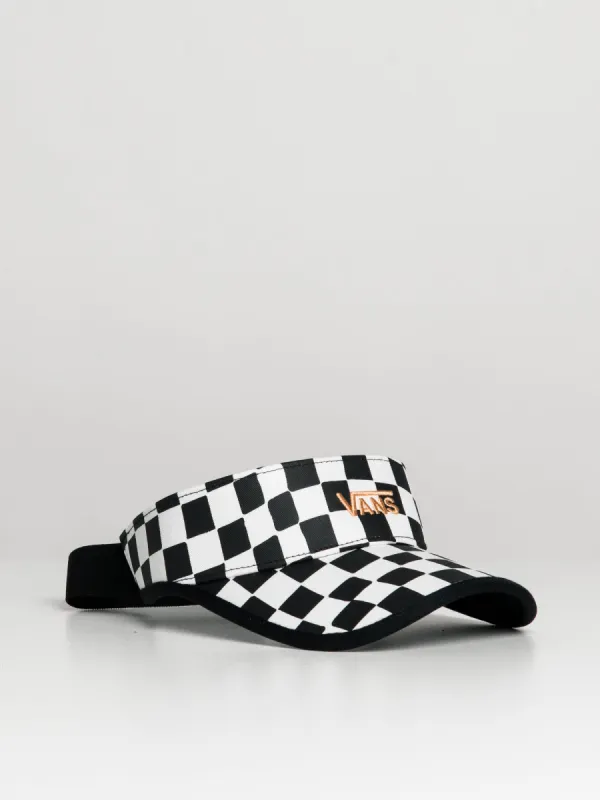 VANS TURVY PRINTED VISOR HAT - CHECKERBOARD - CLEARANCE sold by Boathouse