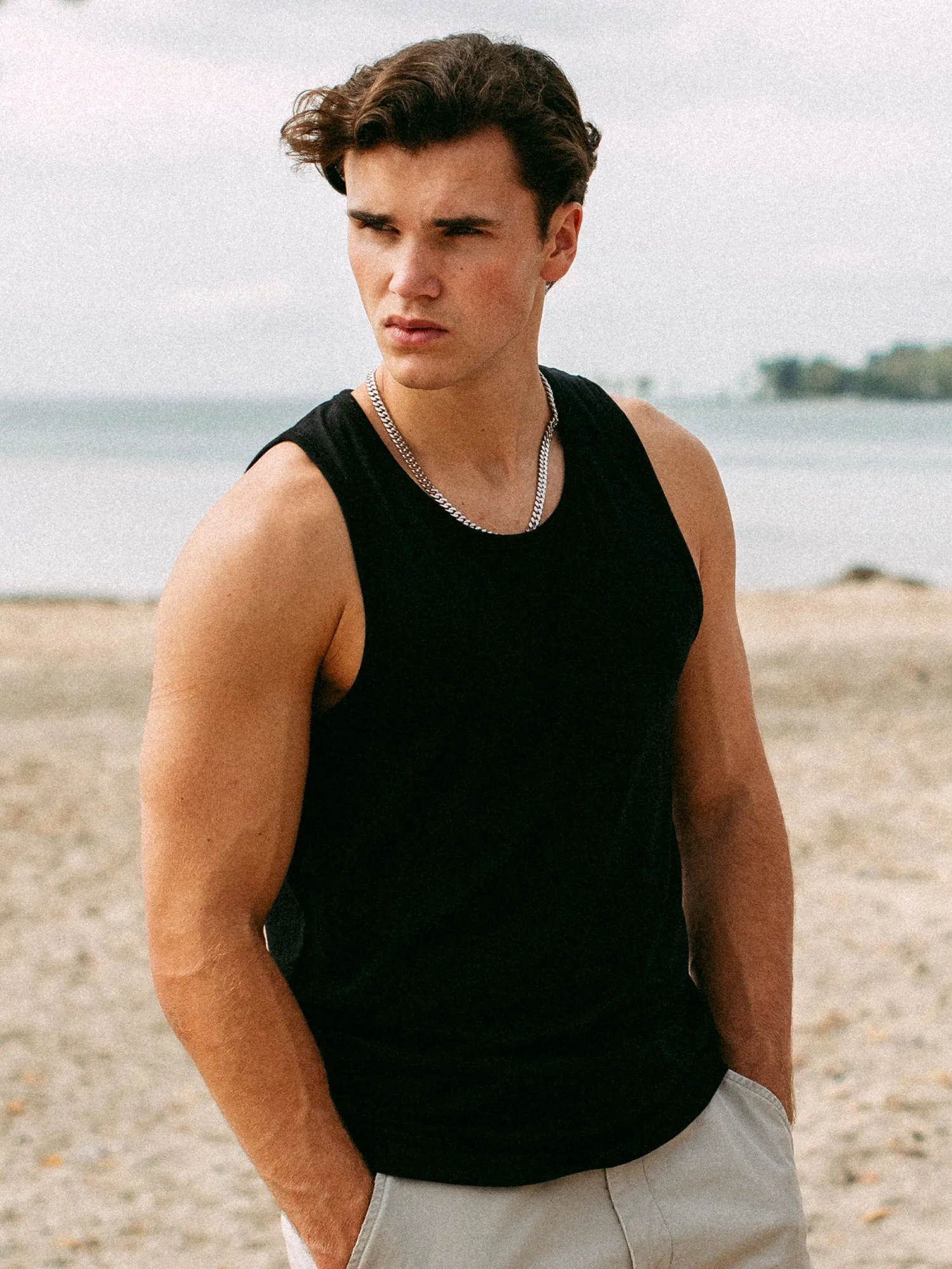 KOLBY ESSENTIAL TANK - BLACK sold by Boathouse