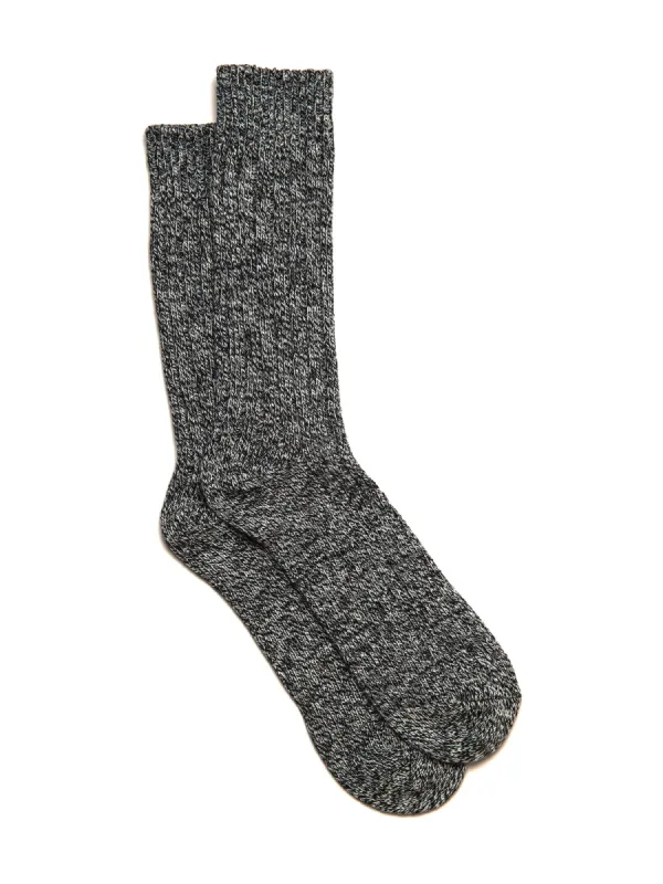 SCOUT & TRAIL MARBLED SOCK - BLACK sold by Boathouse