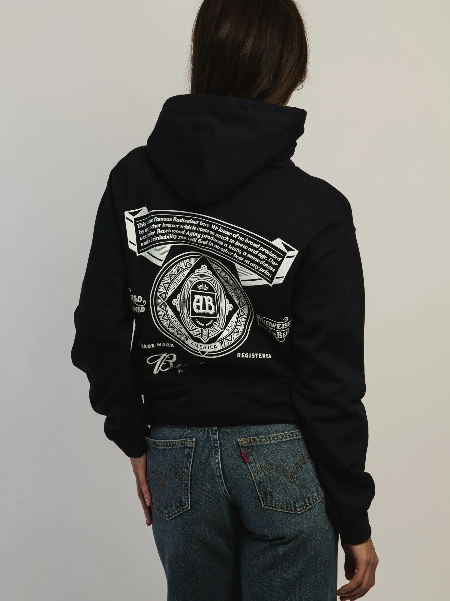 BUDWEISER RETRO PULLOVER HOODIE sold by Boathouse