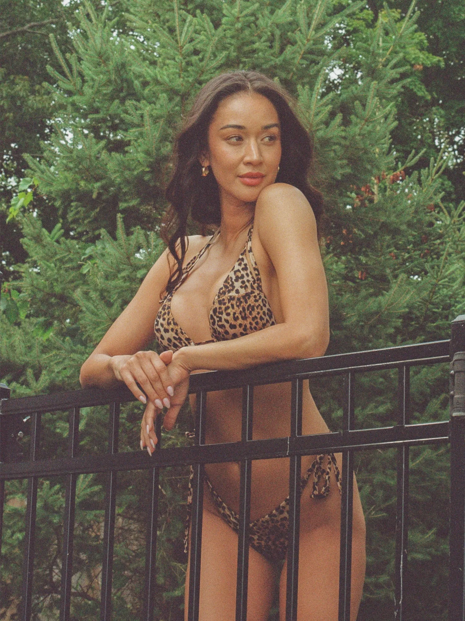 SKINNY DIP TILLY TRI TOP - LEOPARD sold by Boathouse product image thumbnail 4