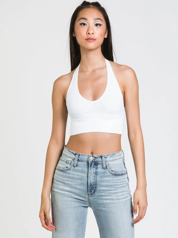DYNAMIC RIB V-NECK HALTER BRAMI - CLEARANCE sold by Boathouse