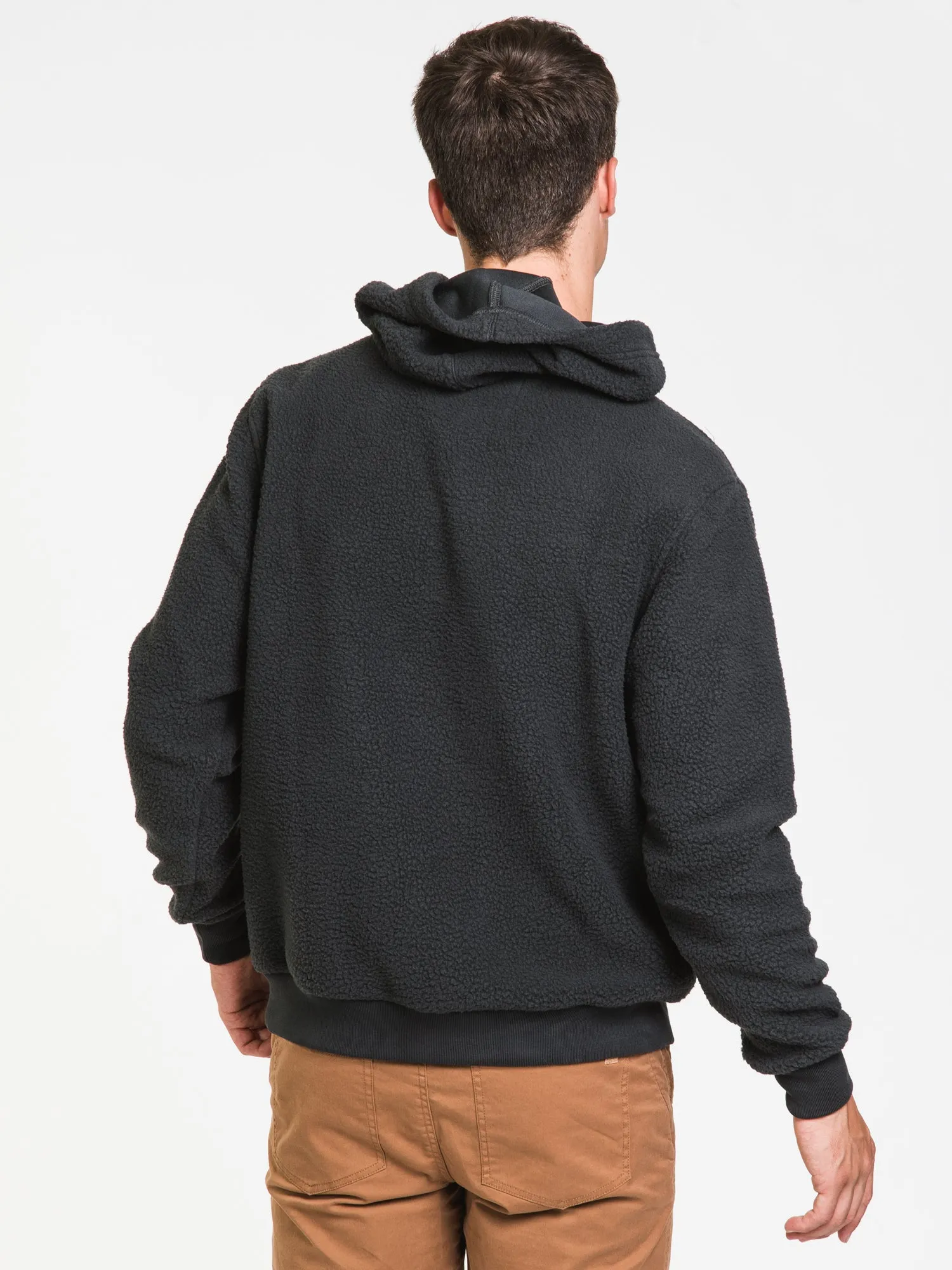 KOLBY BLACK DRAFT 1/4 ZIP HOODIE - CLEARANCE sold by Boathouse product image thumbnail 2