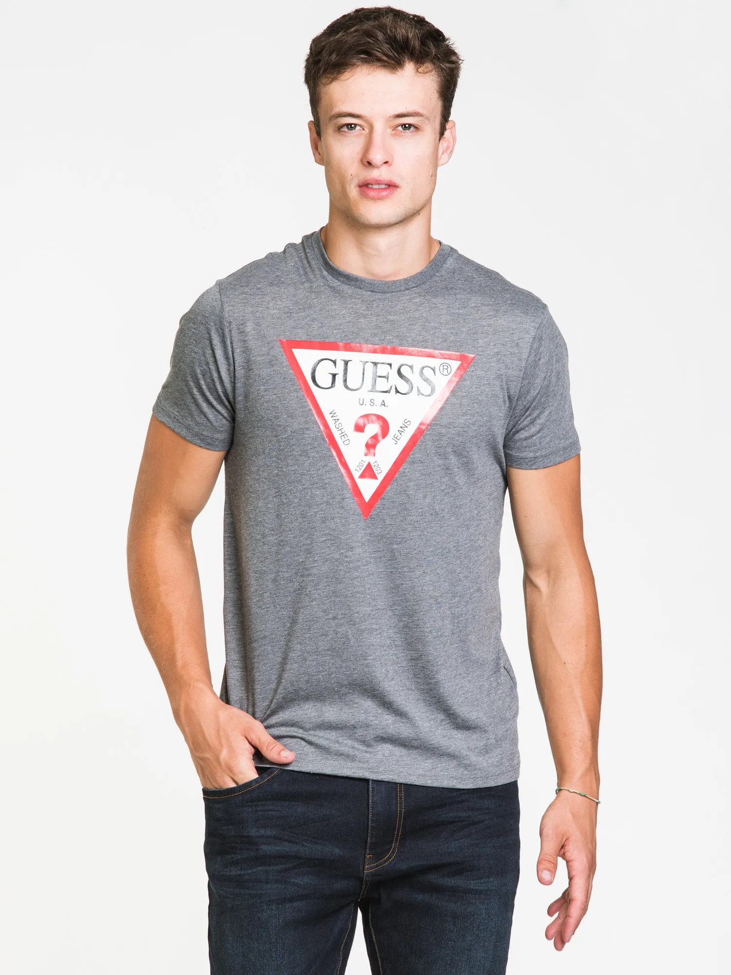 GUESS CLASSIC LOGO T-SHIRT - CLEARANCE sold by Boathouse