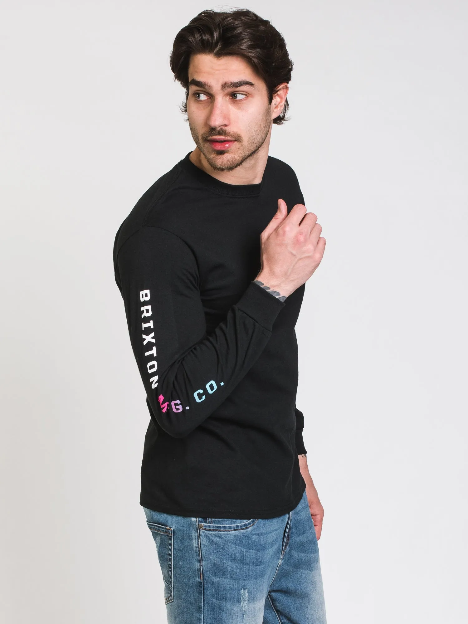 BRIXTON CREST LONG SLEEVE TEE - CLEARANCE sold by Boathouse product image thumbnail 2
