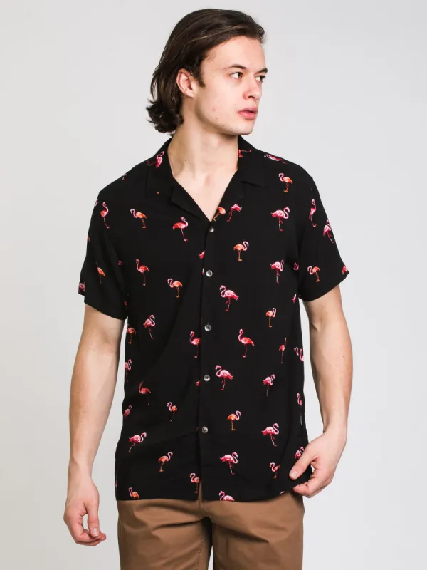 ISLAND HAZE THE FLAMINGO'S SHORT SLEEVE WOVEN  - CLEARANCE sold by Boathouse