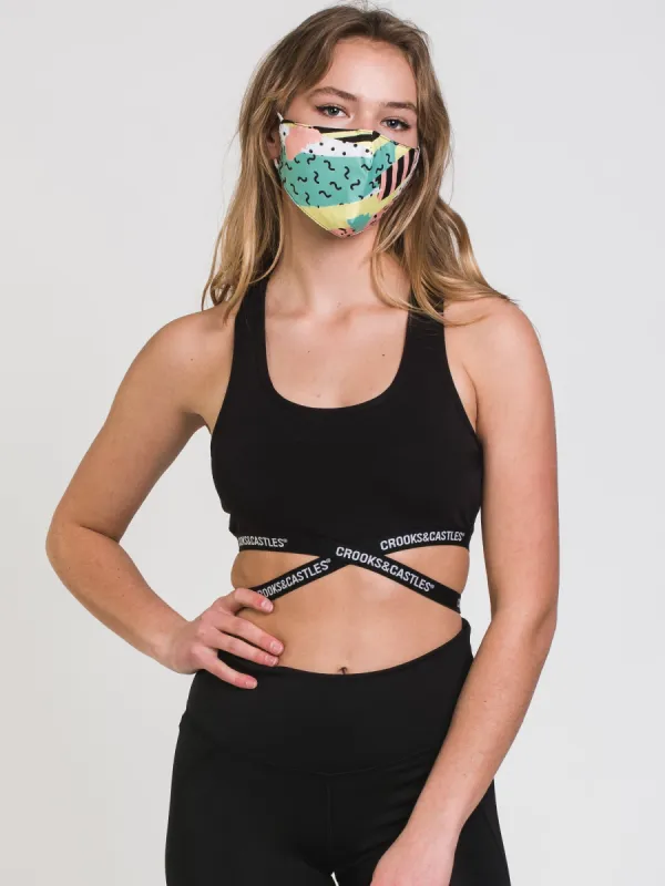 CROOKS & CASTLES CRISS CROSS BRA - CLEARANCE made by Crooks & Castles