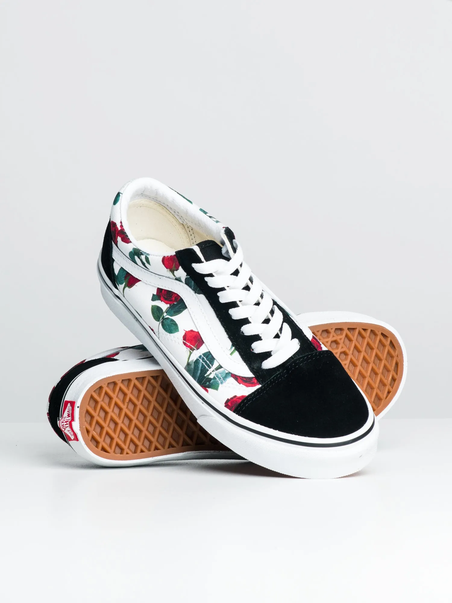 WOMENS VANS OLD SKOOL - RED ROSE/WHITE - CLEARANCE sold by Boathouse product image thumbnail 2