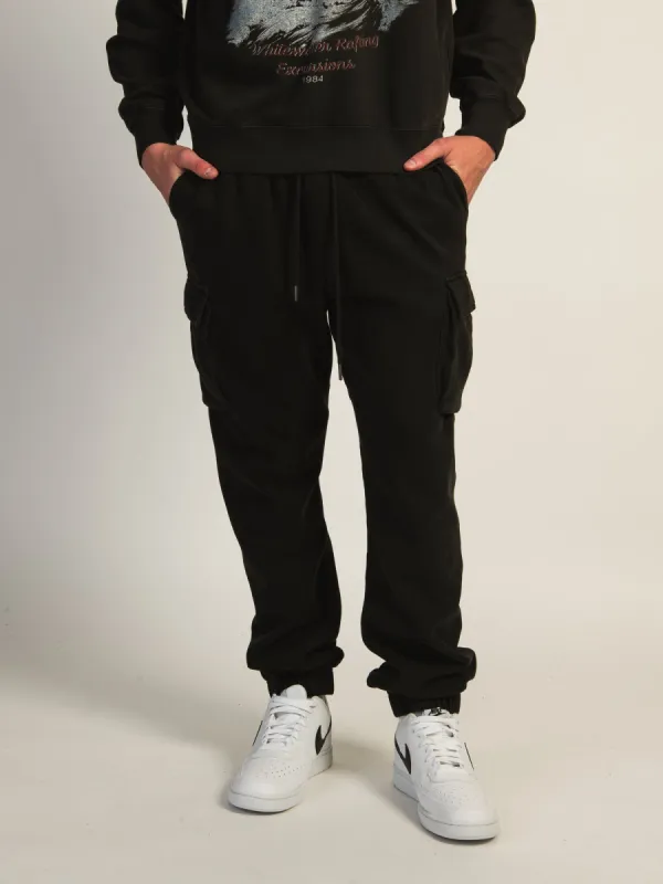 KOLBY VINTAGE WASH CARGO - BLACK sold by Boathouse