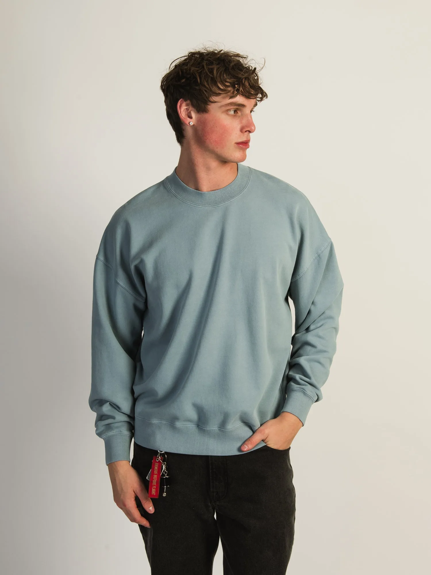 KOLBY RELAXED FIT CREW - POWDER BLUE sold by Boathouse