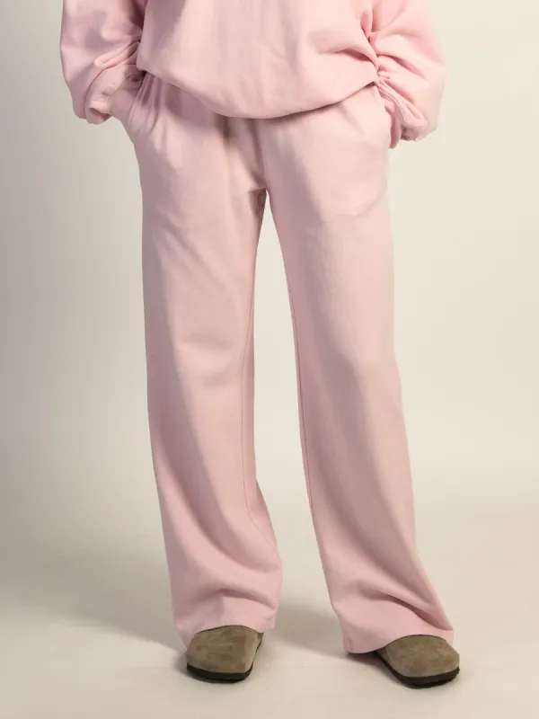HARLOW STELLA STRAIGHT LEG SWEATPANT - LIGHT PINK made by Harlow
