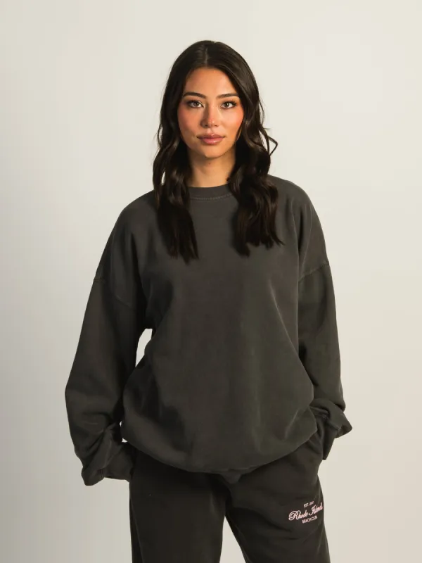 HARLOW MICHELLE CREWNECK - CHARCOAL sold by Boathouse