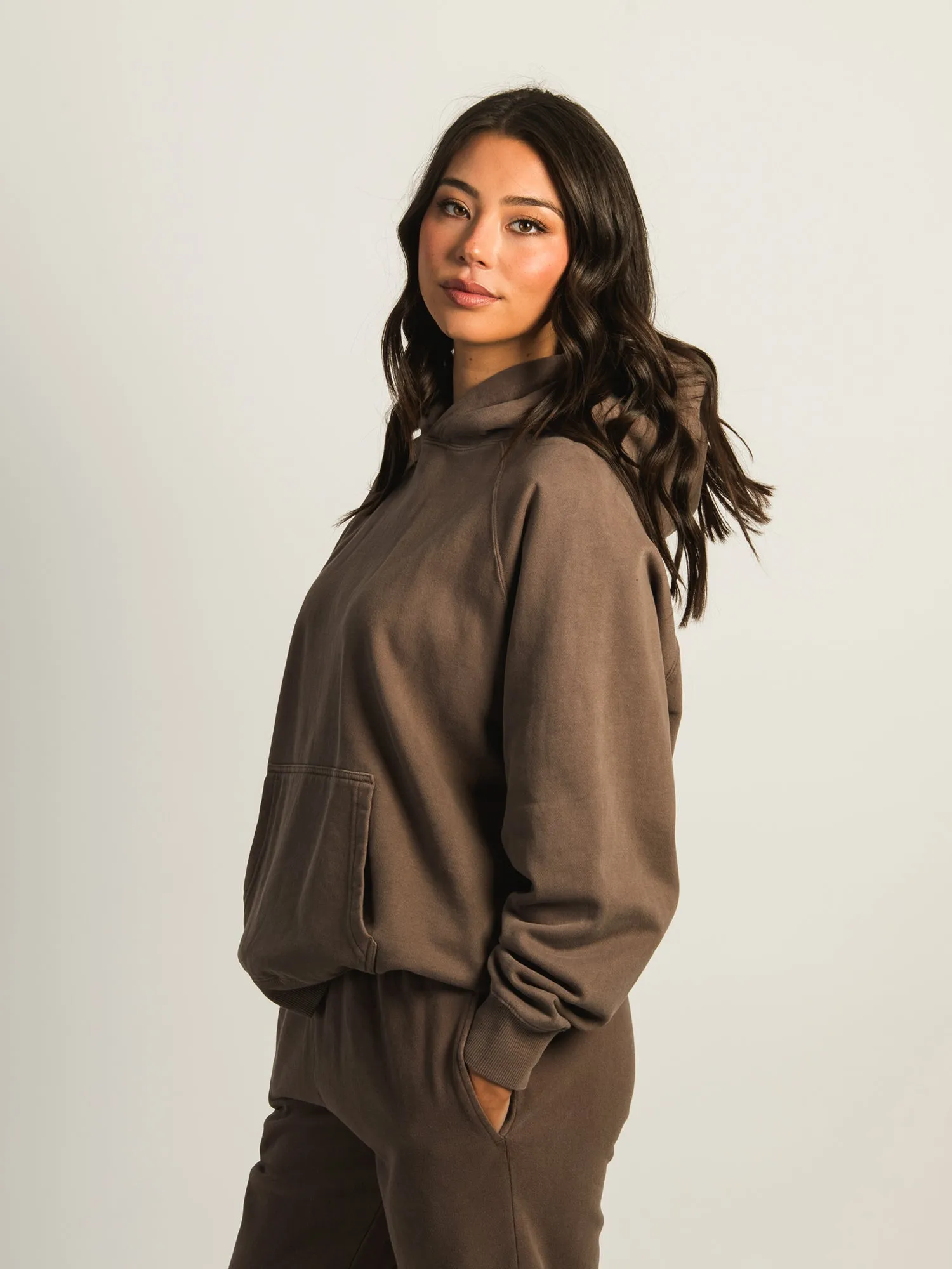 HARLOW CLOUD HOODIE - MUSHROOM sold by Boathouse product image thumbnail 2