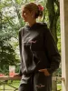 HARLOW CLOUD PRINT HOODIE - CHARCOAL sold by Boathouse
