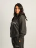 HARLOW CLOUD PRINT HOODIE - CHARCOAL sold by Boathouse