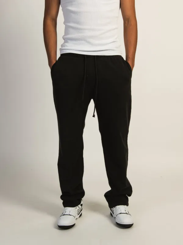KOLBY VINTAGE WASH LOUNGE PANT - BLACK sold by Boathouse