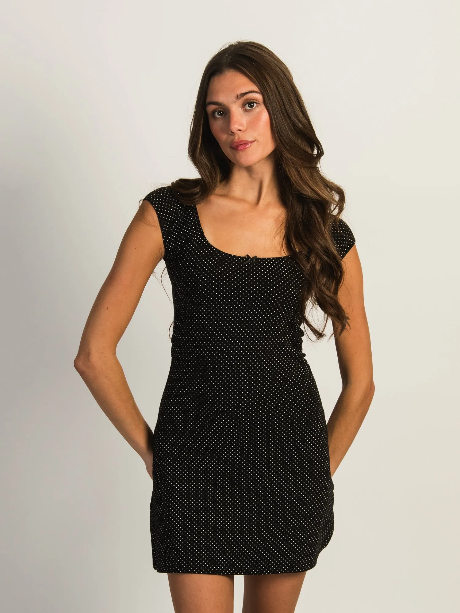 HARLOW ROSALIE PRINT DRESS - BLACK sold by Boathouse