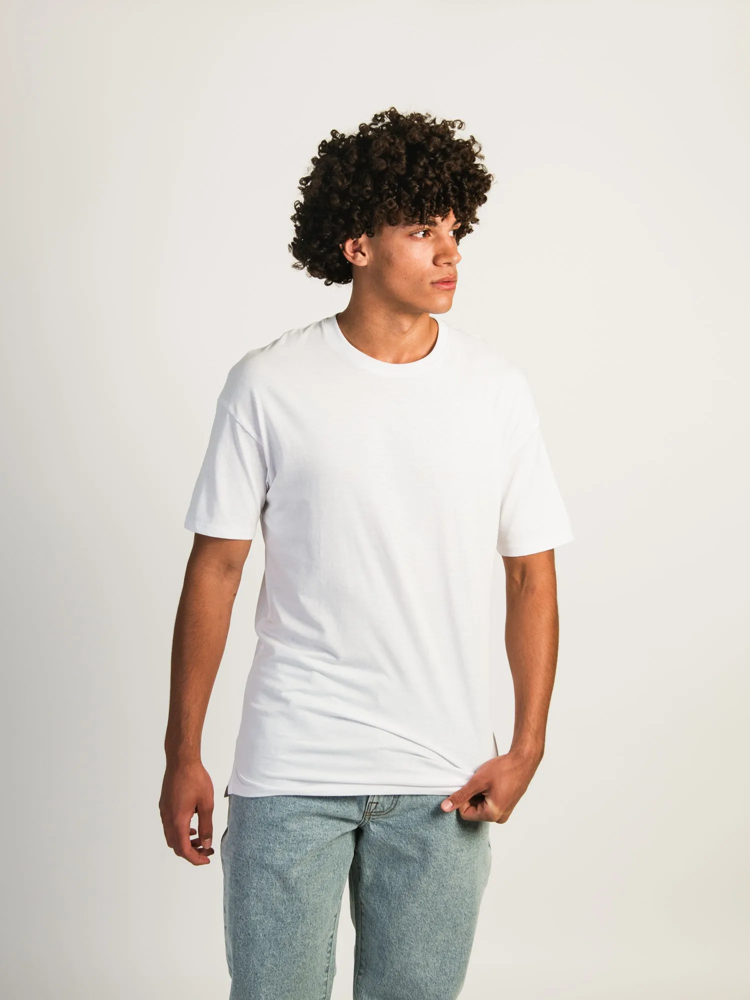 LONG FIT TEE - WHITE sold by Boathouse