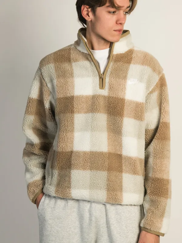 NIKE CLUB SEASONAL HALF ZIP SHERPA FLEECE sold by Boathouse