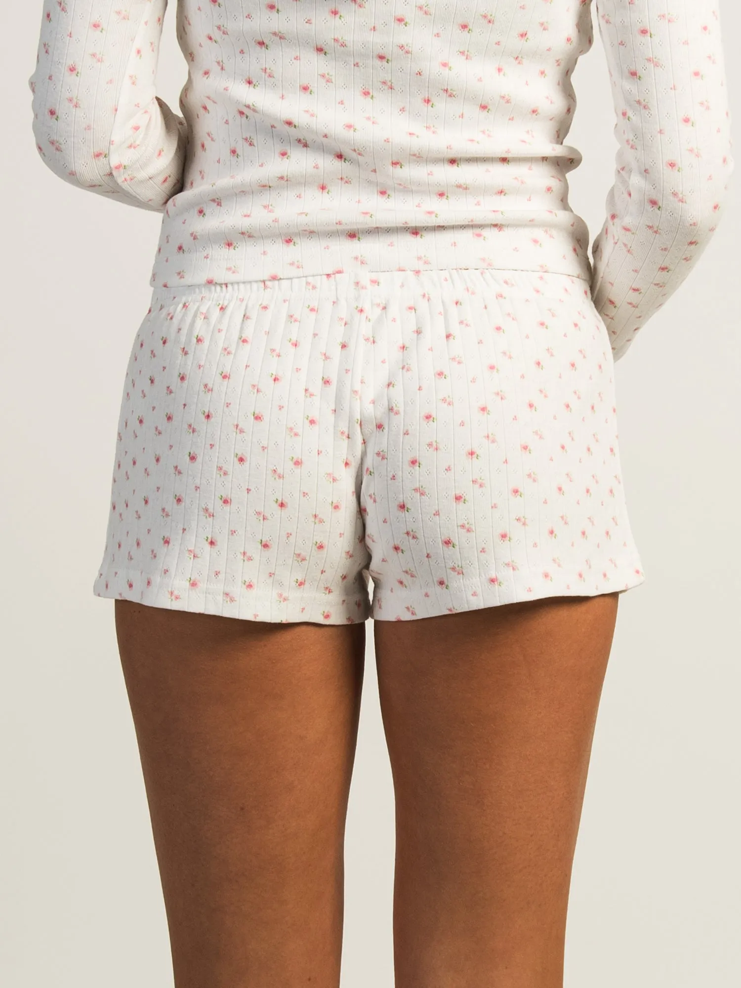 HARLOW MADELINE PRINT SHORT - WHITE/PINK sold by Boathouse product image thumbnail 4