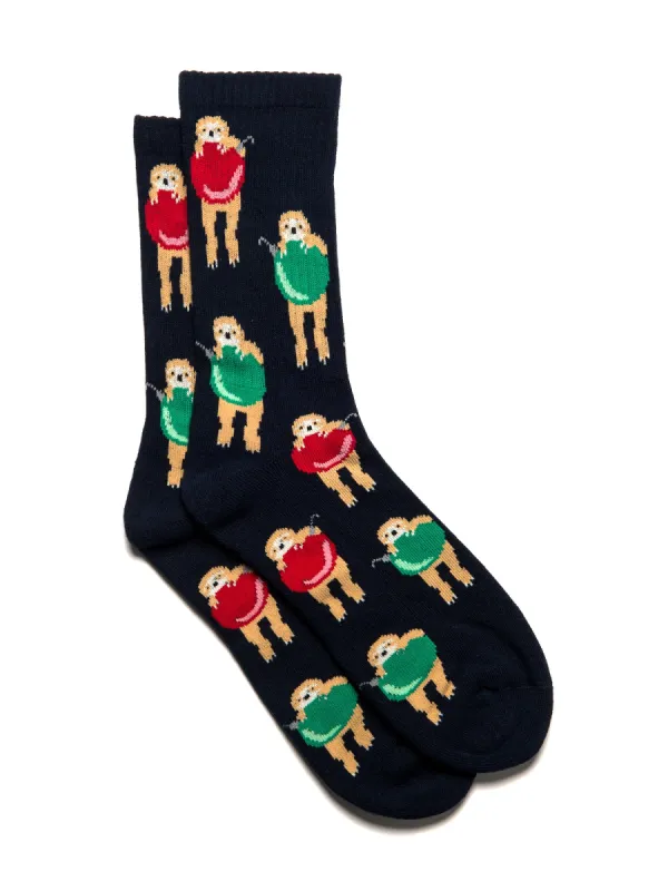 SCOUT & TRAIL CHRISTMAS SLOTH SOCK made by Boathouse