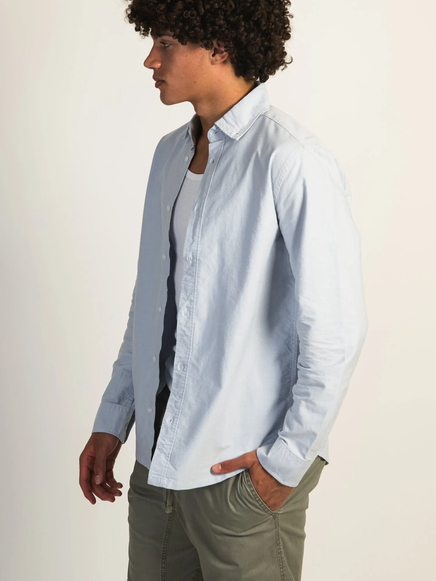 KOLBY OXFORD SHIRT - LIGHT BLUE sold by Boathouse product image thumbnail 3