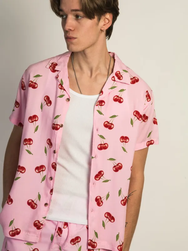 ISLAND HAZE CHERRY SHORT SLEEVE WOVEN sold by Boathouse