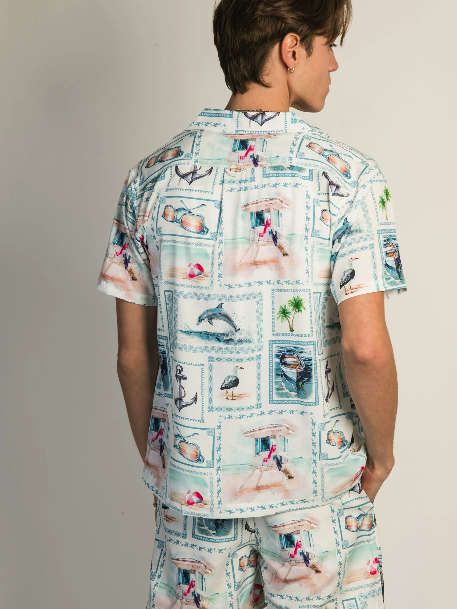 ISLAND HAZE NAUTICAL SHORT SLEEVE WOVEN sold by Boathouse product image thumbnail 3