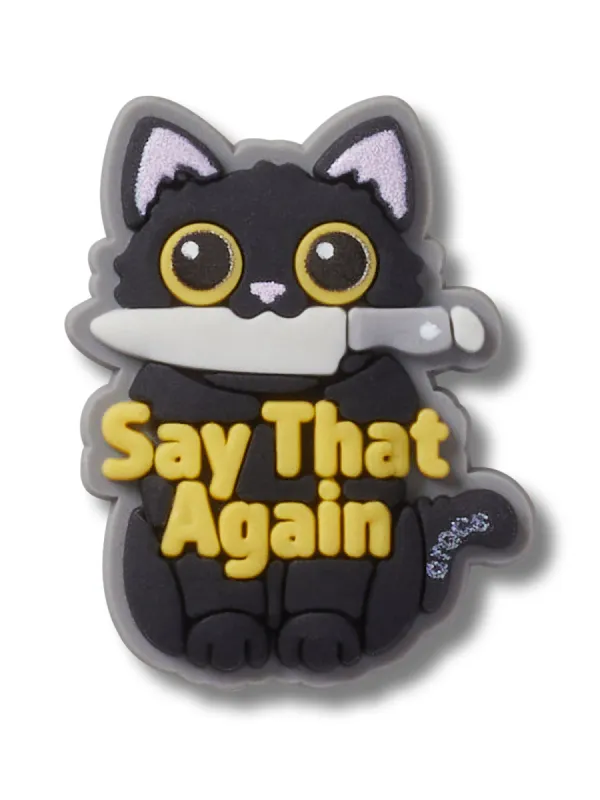 CROCS JIBBITZ - SAY THAT AGAIN CAT sold by Boathouse