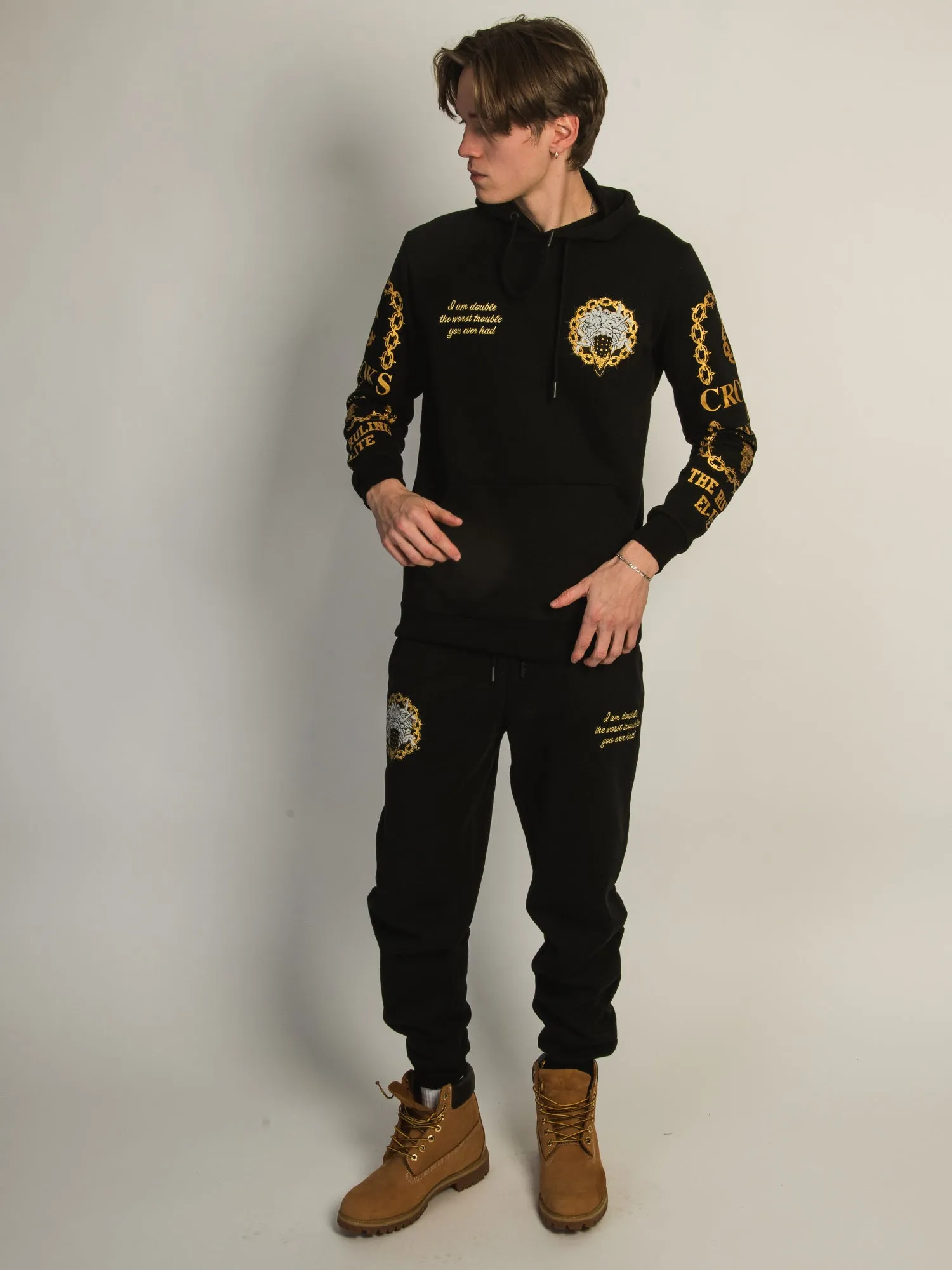 CROOKS & CASTLES LUXURY GOLD PULLOVER HOODIE sold by Boathouse product image thumbnail 3