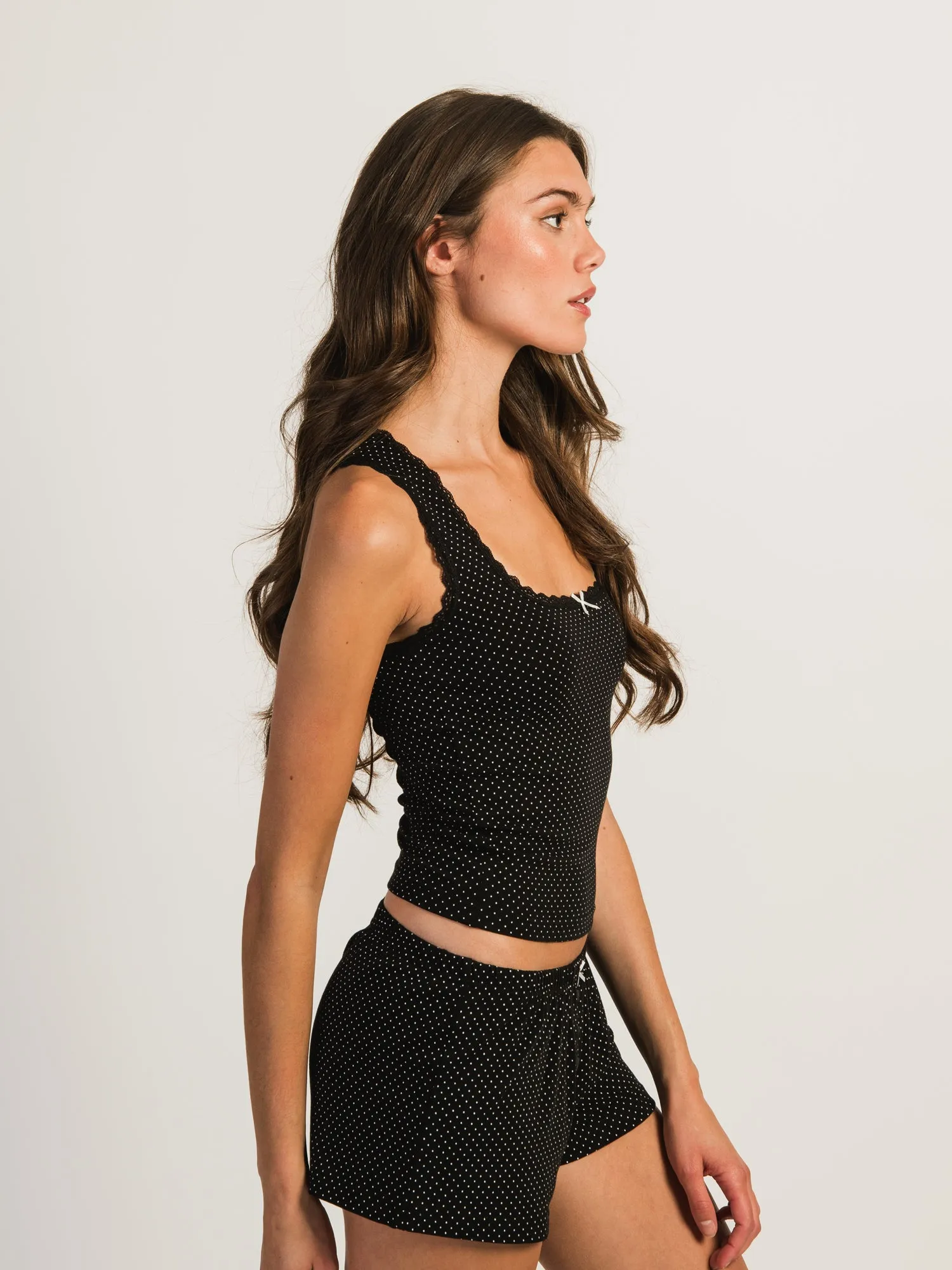 HARLOW ERYN PRINT TANK - BLACK/WHITE sold by Boathouse product image thumbnail 2