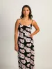 HARLOW MALIA SLIT DRESS - BLACK sold by Boathouse