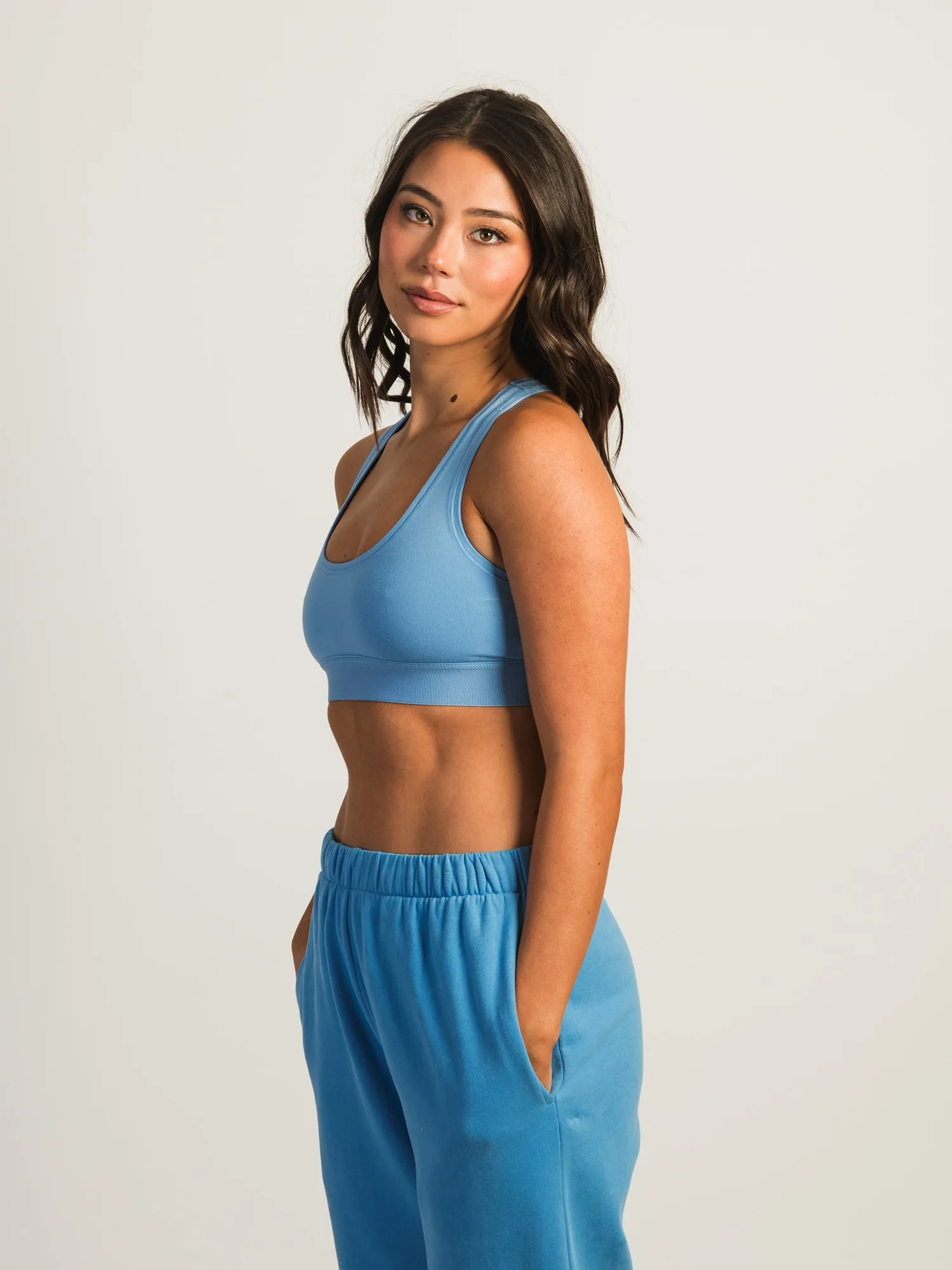 HARLOW RACERBACK BRALETTE - ELECTRIC BLUE sold by Boathouse product image thumbnail 2