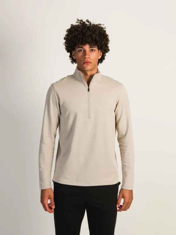 KOLBY KEEP COOL 1/2 ZIP - PEBBLE sold by Boathouse