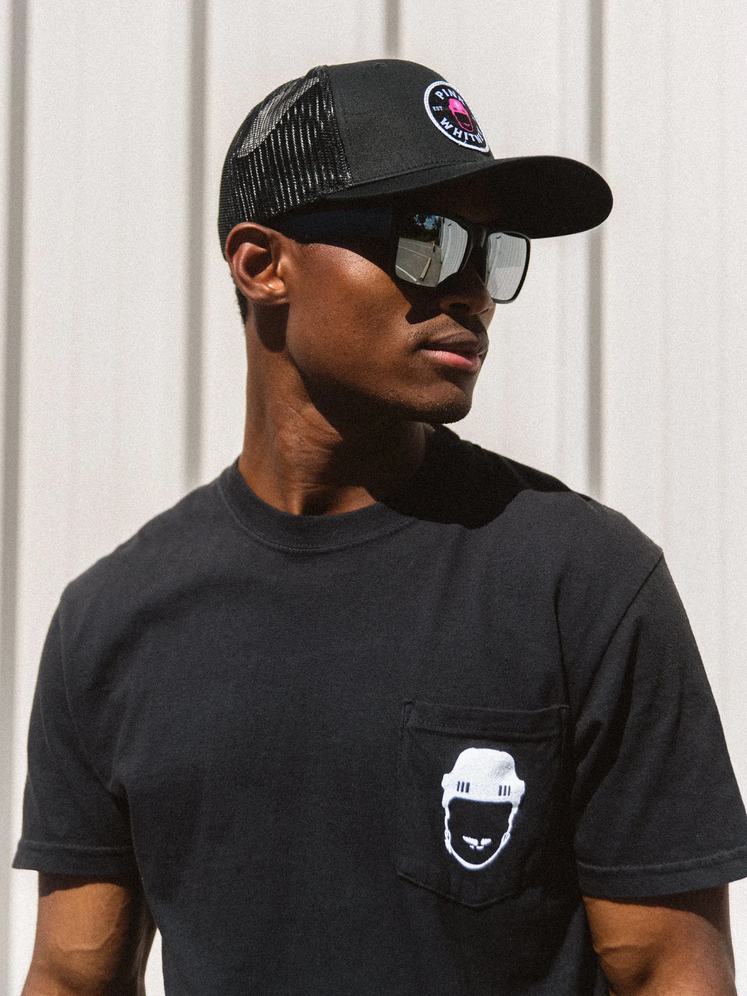 BARSTOOL SPORTS PINK WHITNEY REPEAT POCKET T-SHIRT sold by Boathouse product image thumbnail 2