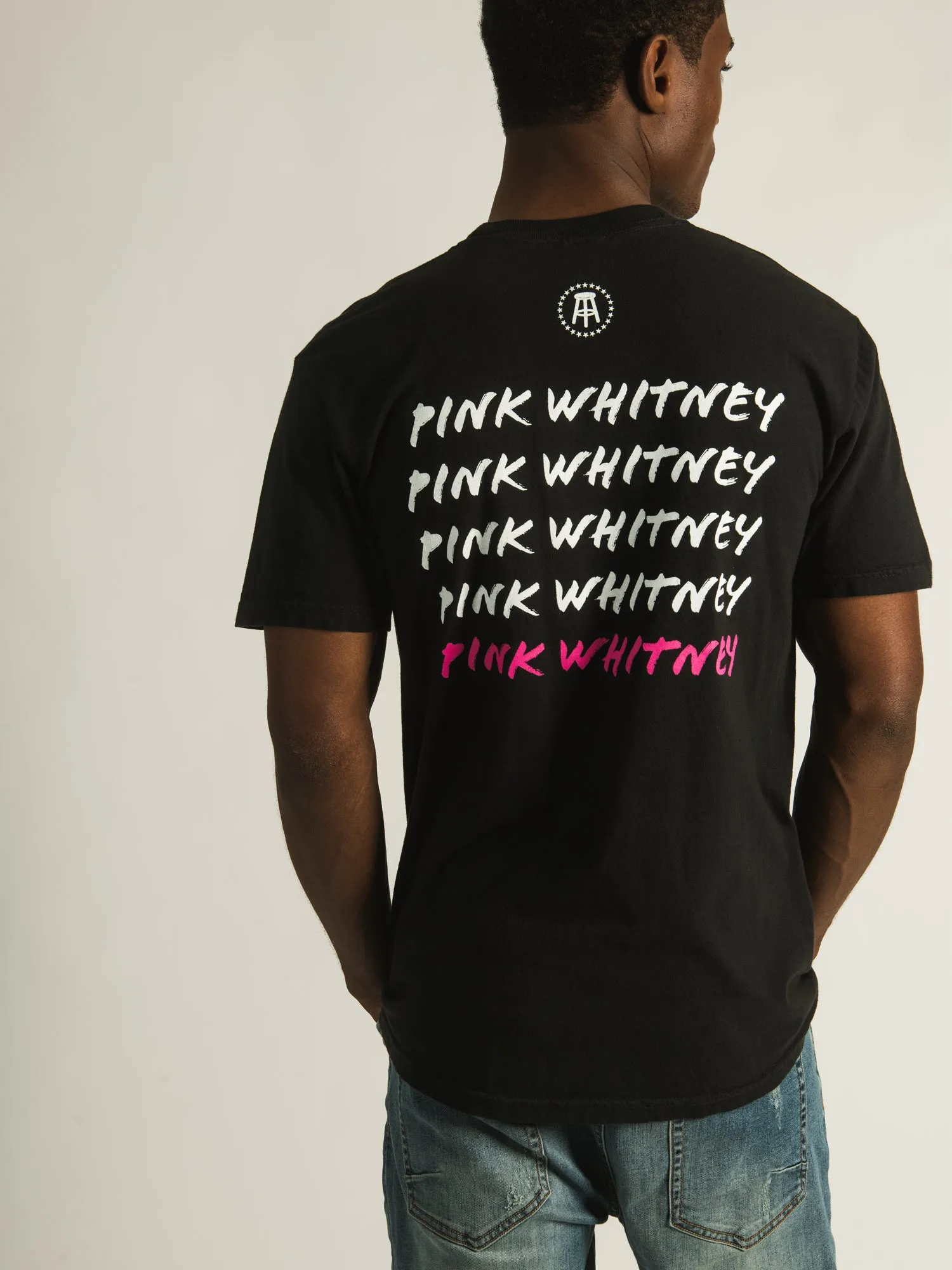 BARSTOOL SPORTS PINK WHITNEY REPEAT POCKET T-SHIRT sold by Boathouse product image thumbnail 4