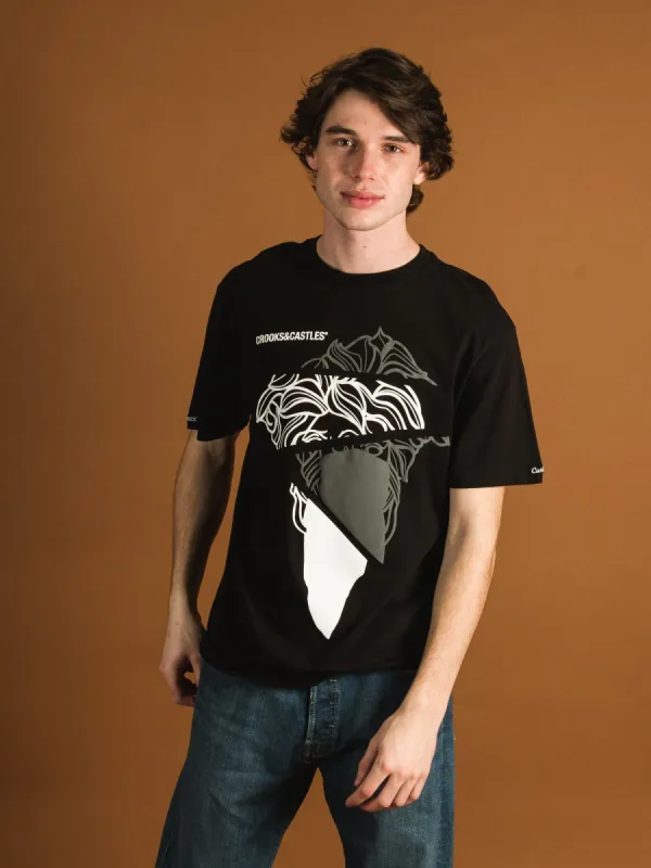CROOKS & CASTLES SPLIT MEDUSA T-SHIRT sold by Boathouse