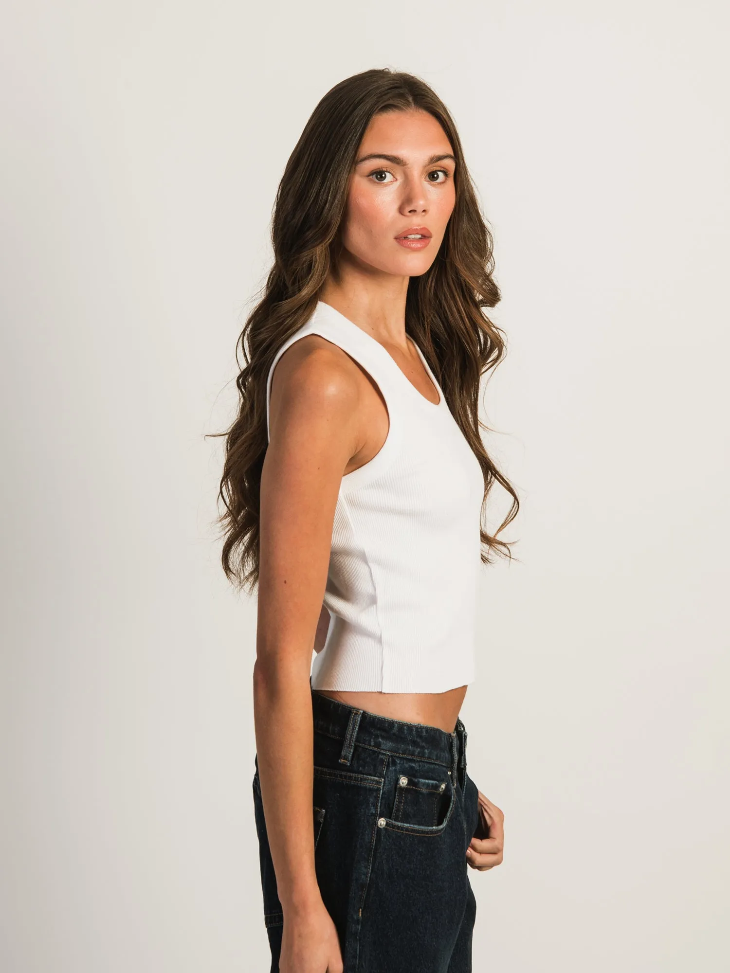 HARLOW KENDALL TANK - WHITE sold by Boathouse product image thumbnail 2