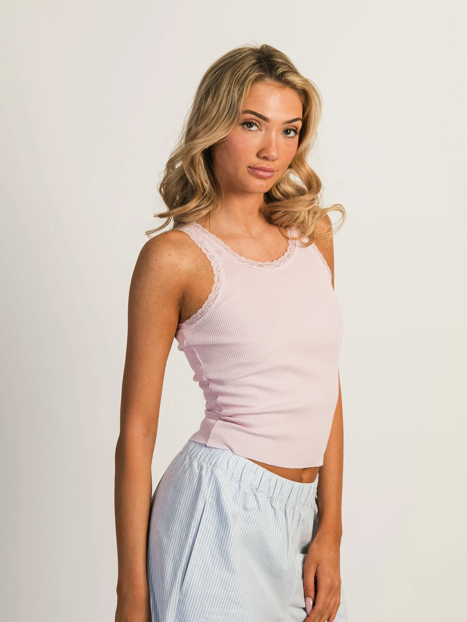 HARLOW KYLIE TANK - LIGHT PINK sold by Boathouse product image thumbnail 3