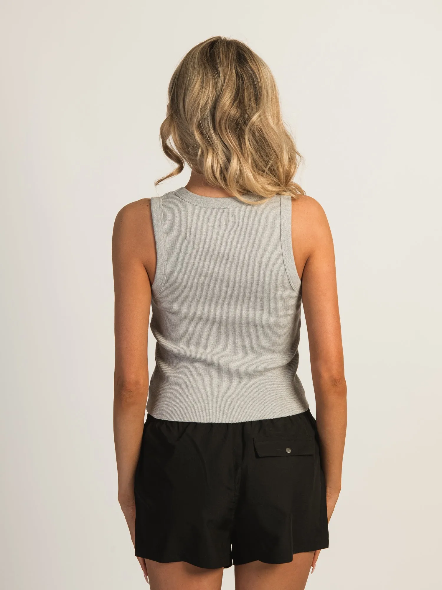 HARLOW KENDALL MELANGE TANK - HEATHER GREY sold by Boathouse product image thumbnail 3