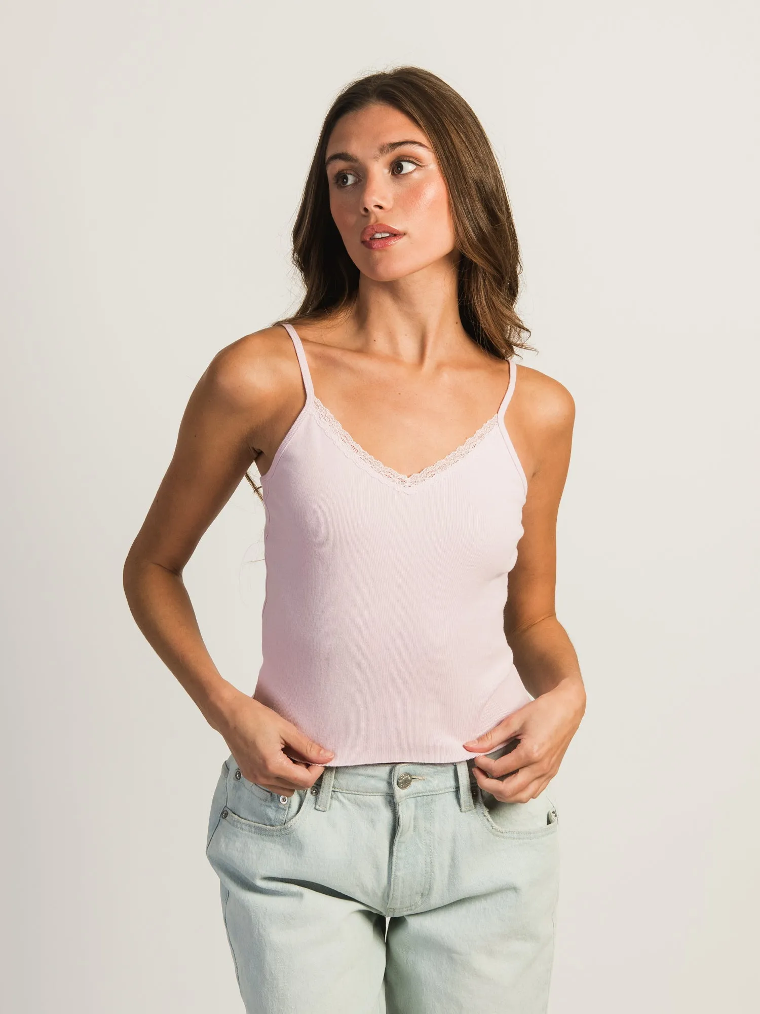 HARLOW ISLA TANK - LIGHT PINK sold by Boathouse