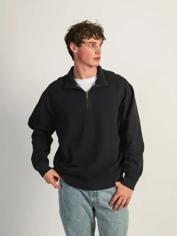 KOLBY RELAXED FIT QUARTER ZIP - NAVY sold by Boathouse