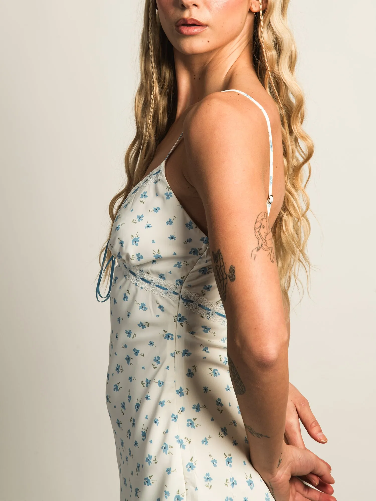 PRINCESS POLLY KARENA MINI FLORAL DRESS - WHITE sold by Boathouse product image thumbnail 3