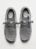 MENS HEYDUDE WALLY STRETCH SOX SLIP-ON - GREY sold by Boathouse