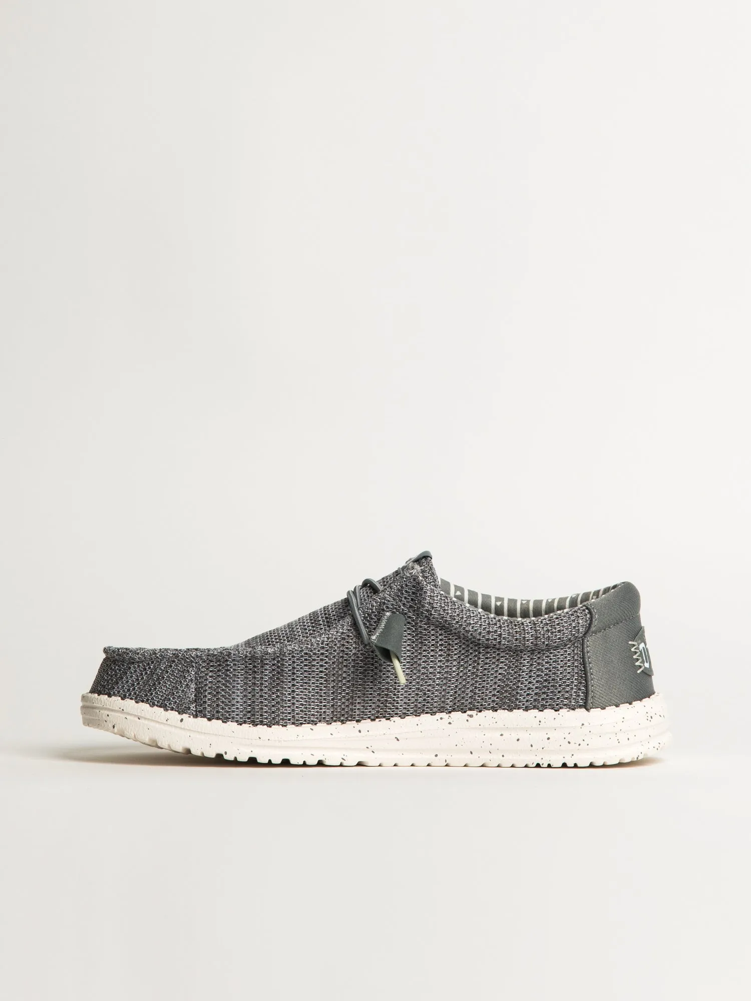 MENS HEYDUDE WALLY STRETCH SOX SLIP-ON - GREY sold by Boathouse product image thumbnail 3