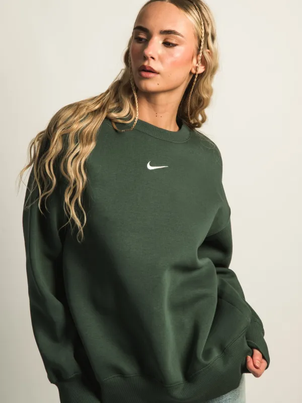 NIKE SPORTSWEAR PHOENIX FLEECE OVERSIZED CREWNECK - GREEN sold by Boathouse