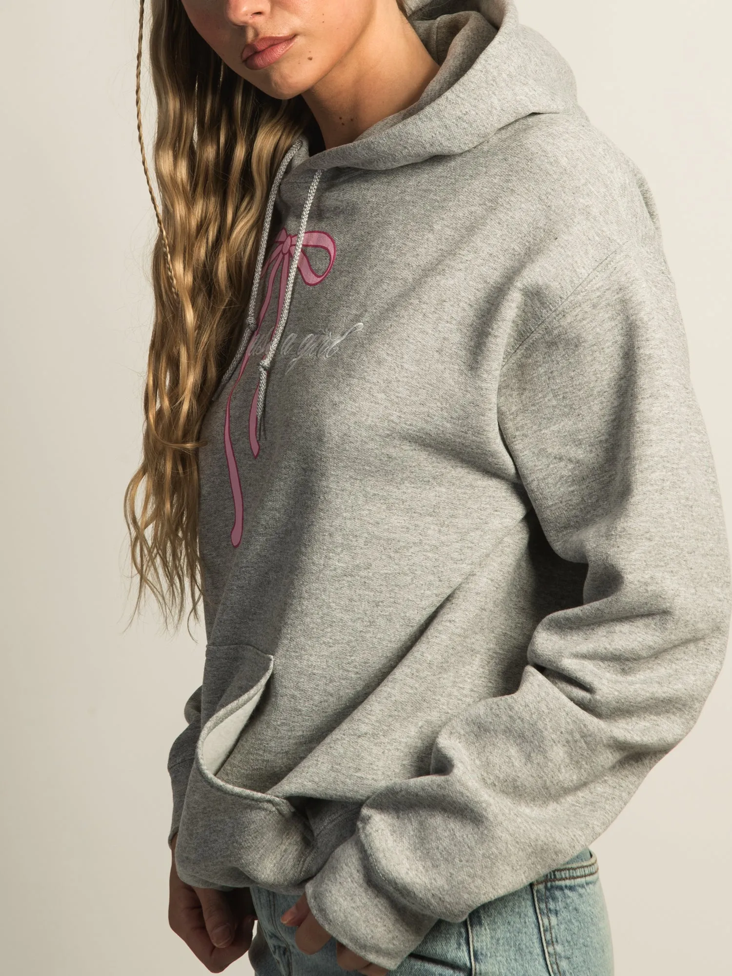 VERBAGE JUST A GIRL PULL OVER HOODIE sold by Boathouse product image thumbnail 4