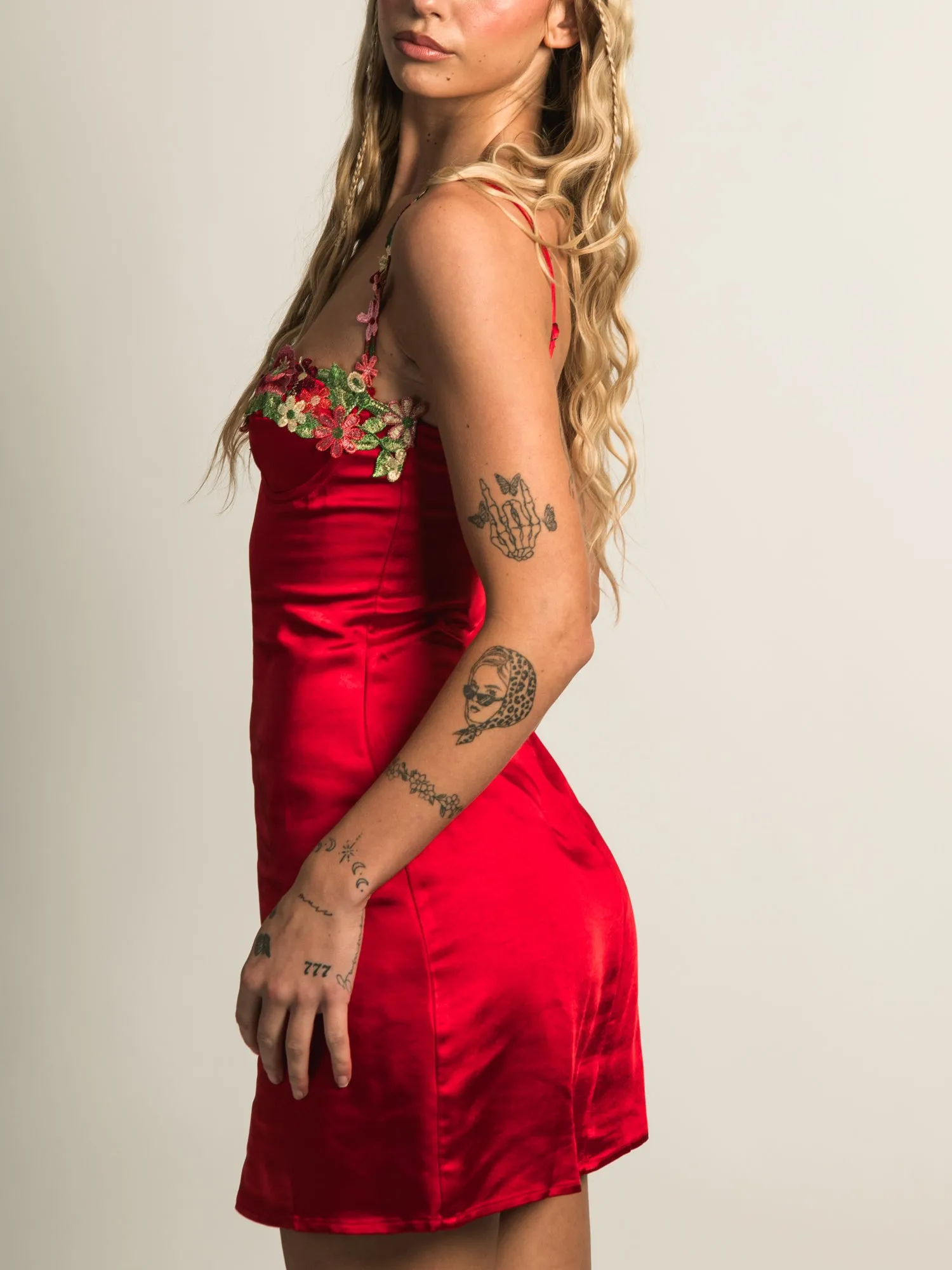 PRINCESS POLLY KENZIE MINI DRESS - RED sold by Boathouse product image thumbnail 4